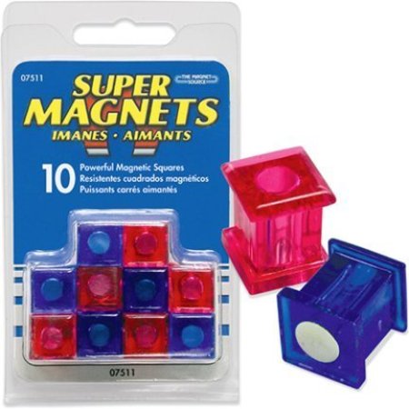 MASTER MAGNETICS 10Ct Blu/Fushia Mag Pin 07511